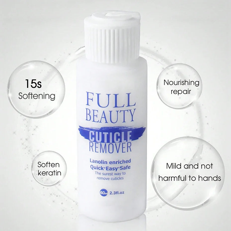 Nail Cuticle Remover Softener & Exfoliator Oil 30ml/60ml