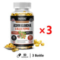 Ashwagandha Black Pepper Softgels – Sleep & Calm Support