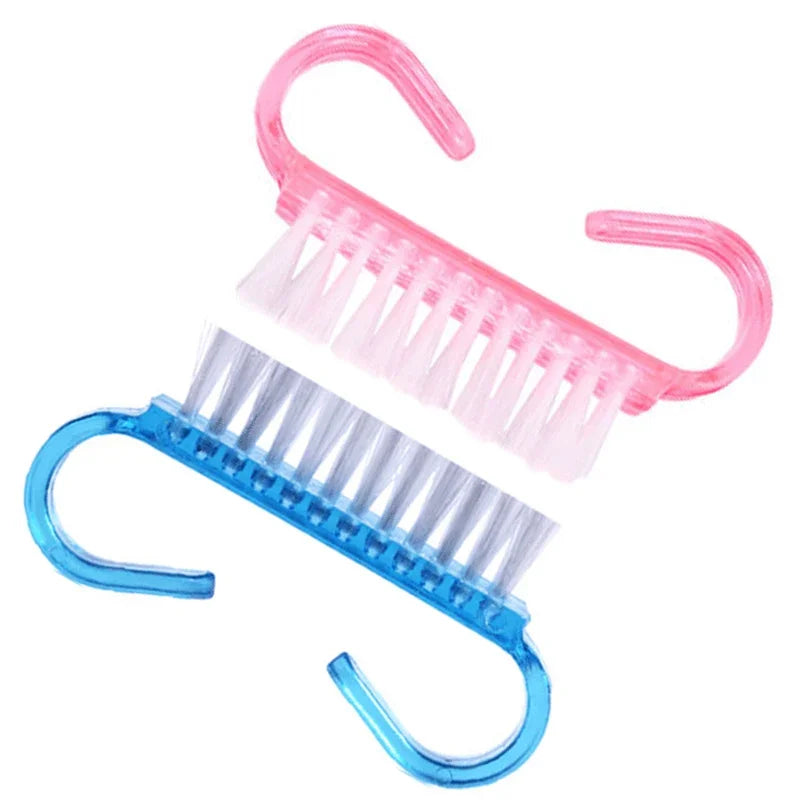 4-Piece Nail Cleaning Brush Set – Manicure & Pedicure Tool