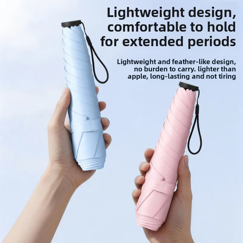 Ultra-Light UV Protection 3-Fold Sun & Rain Umbrella | 125g