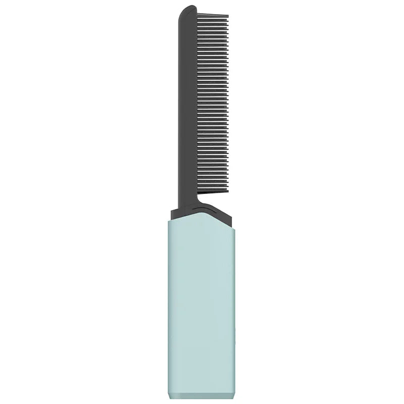 USB-C Rechargeable Ceramic Hair Straightener Brush | LED Display