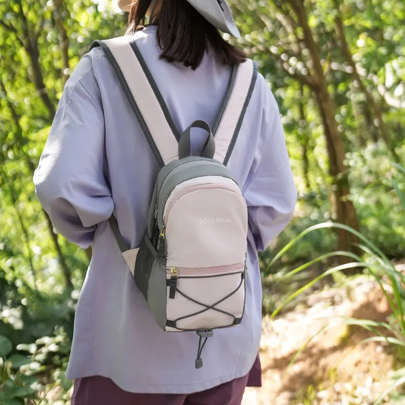 Nixie Color-Block Mini Backpack – Lightweight Hiking Travel Bag