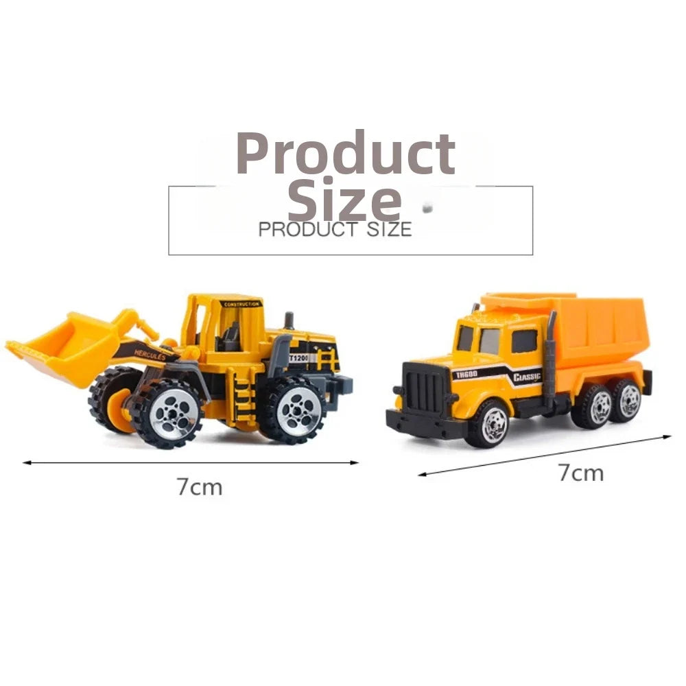 Mini Alloy Tractor & Engineering Vehicle Set – 3-Pack