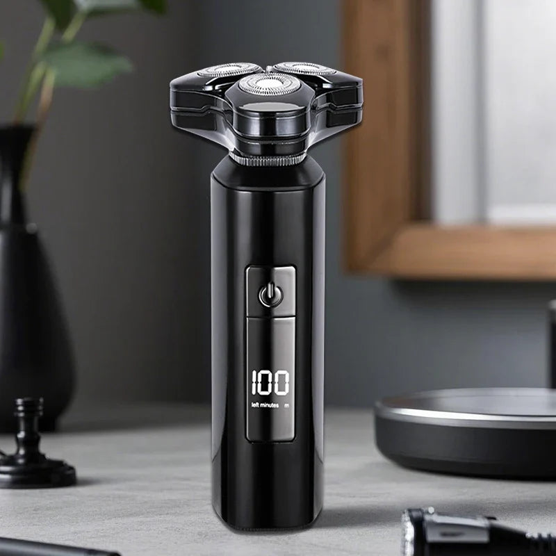 Triple Blade Waterproof Electric Rotary Shaver | USB-C IPX6