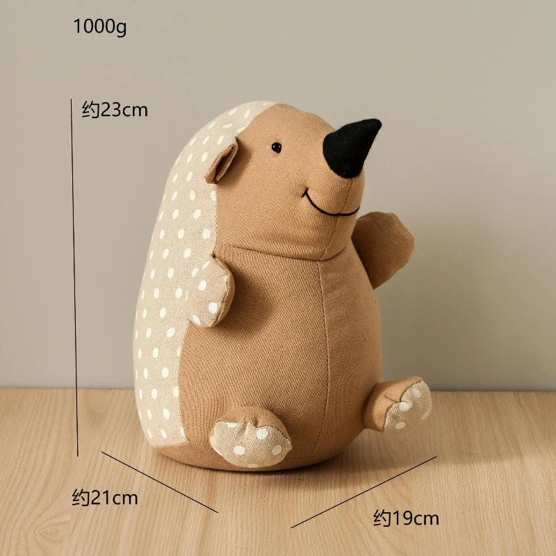 Hedgehog Door Stopper Sandbag – Cute Decorative Draft Guard