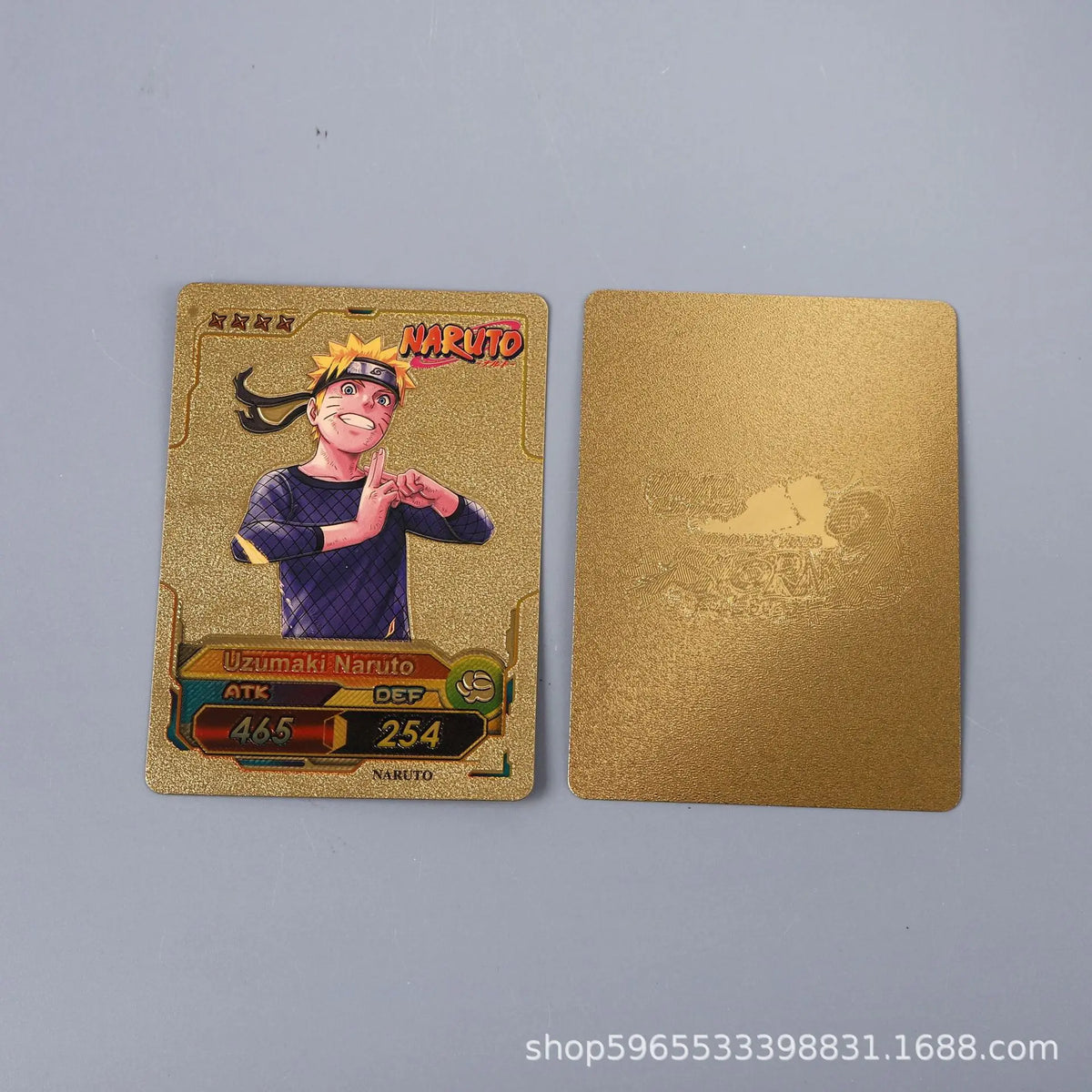 55-Piece Naruto Gold Card Set – Kakashi Sasuke Rare Collection
