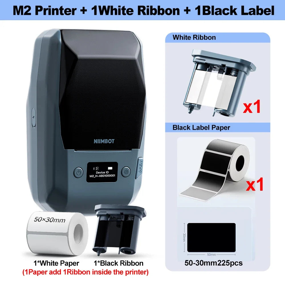 Niimbot M2 Thermal Transfer Label Printer – Barcode & Tag Maker
