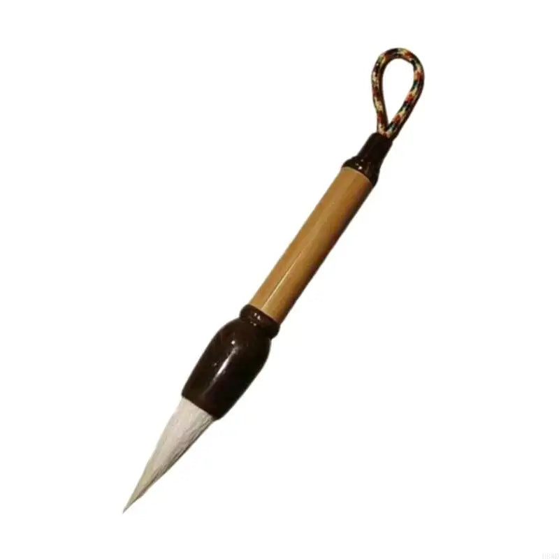 Mini Chinese Calligraphy Brush – Goat Hair Tip, Short Handle