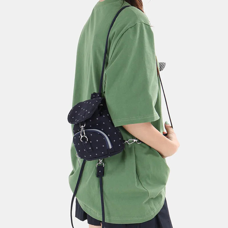Korean Felt Drawstring Mini Backpack – Unisex Crossbody Bag