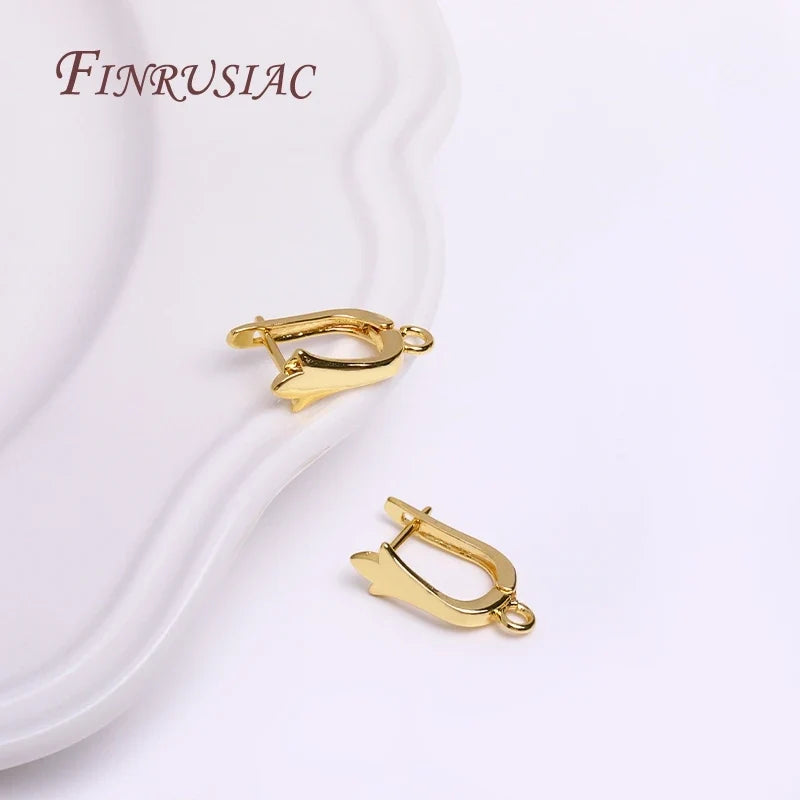 18K Gold Plated Lever Back Earring Hooks – DIY Jewelry Findings
