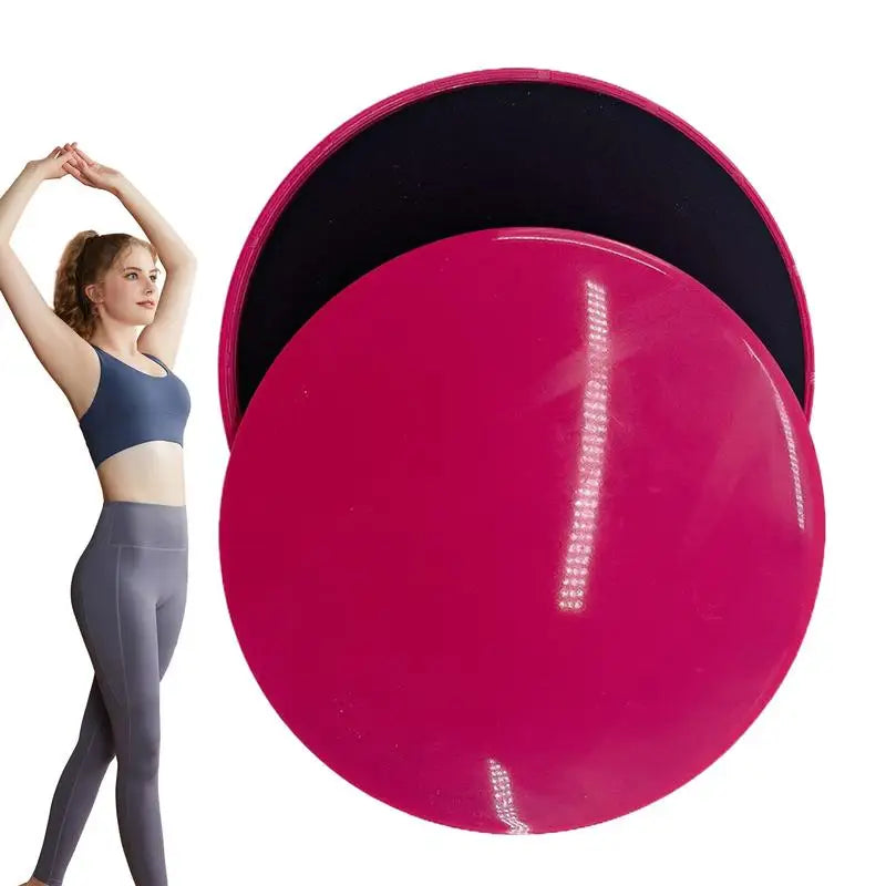 2-Sided Pilates Gliding Discs | Core Sliders for Full Body Workout