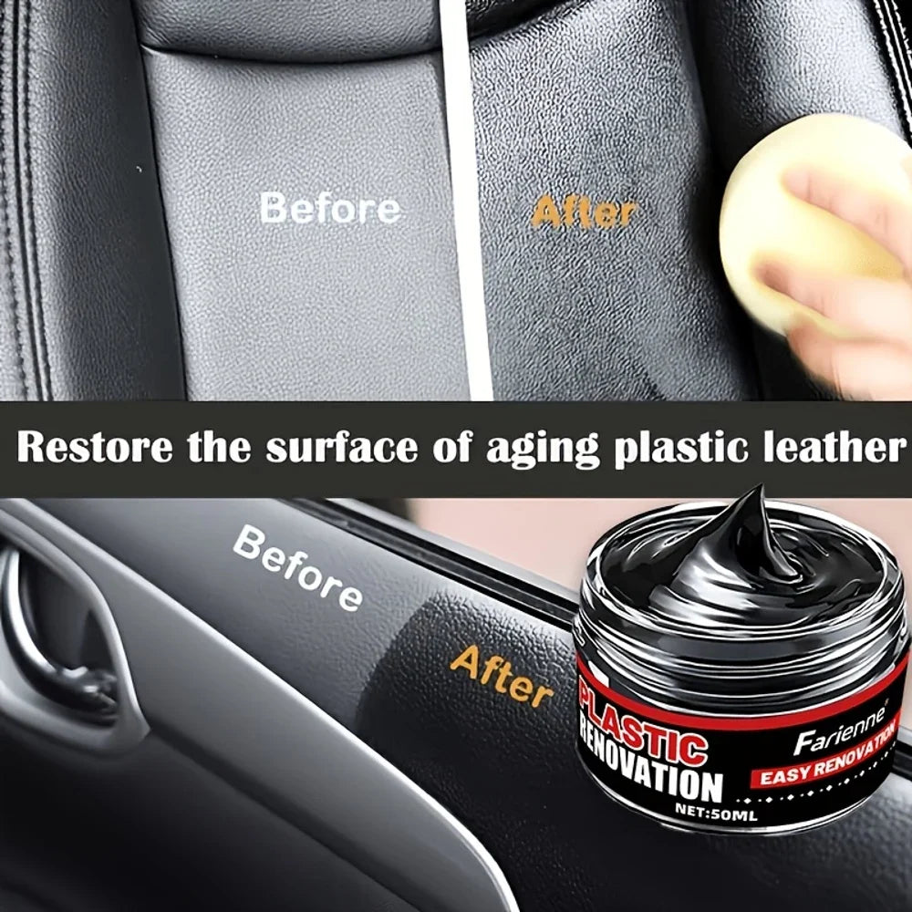 Car Black Plastic Restoration Kit – Trim, Dash & Bumper