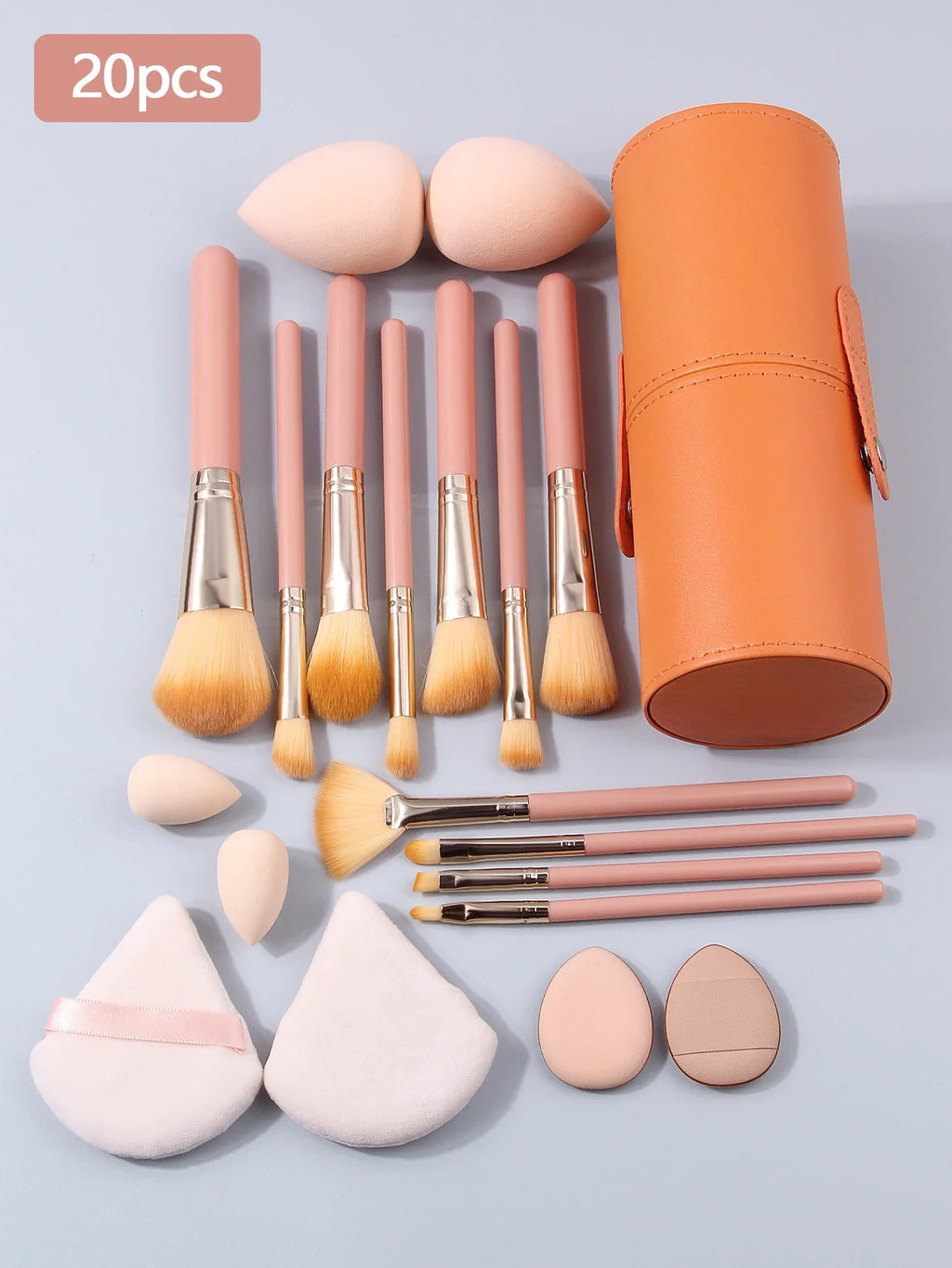 Professional Makeup Brush Set – Brushes, Sponges & Puffs