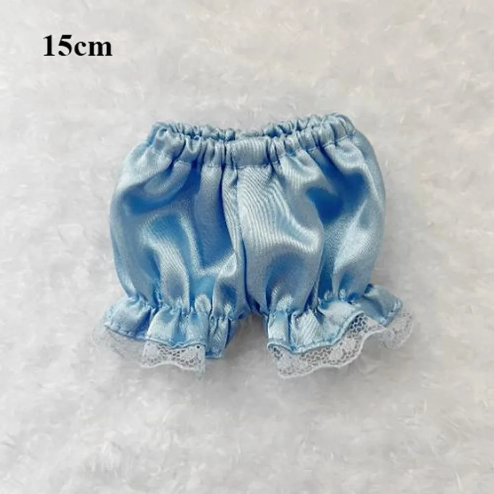 Shiny Lace Shorts for 15/20cm Cotton Dolls | DIY Doll Clothes