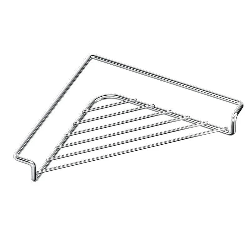 Stainless Steel Triangle Corner Sink Caddy – No Drill