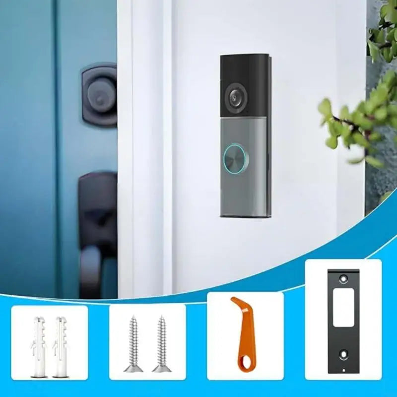 Video Doorbell Metal Replacement Backplate | Screws & Anchors