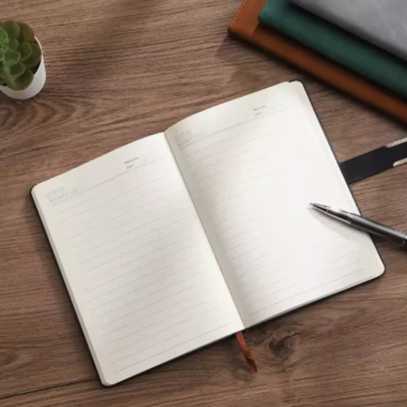 Personalized Vintage A5 Leather Notebook – Soft Cover Journal