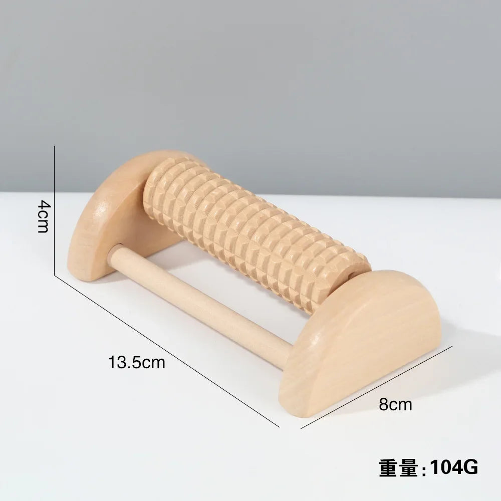 Wooden Foot Massage Roller – Acupoint Nourishing Massager