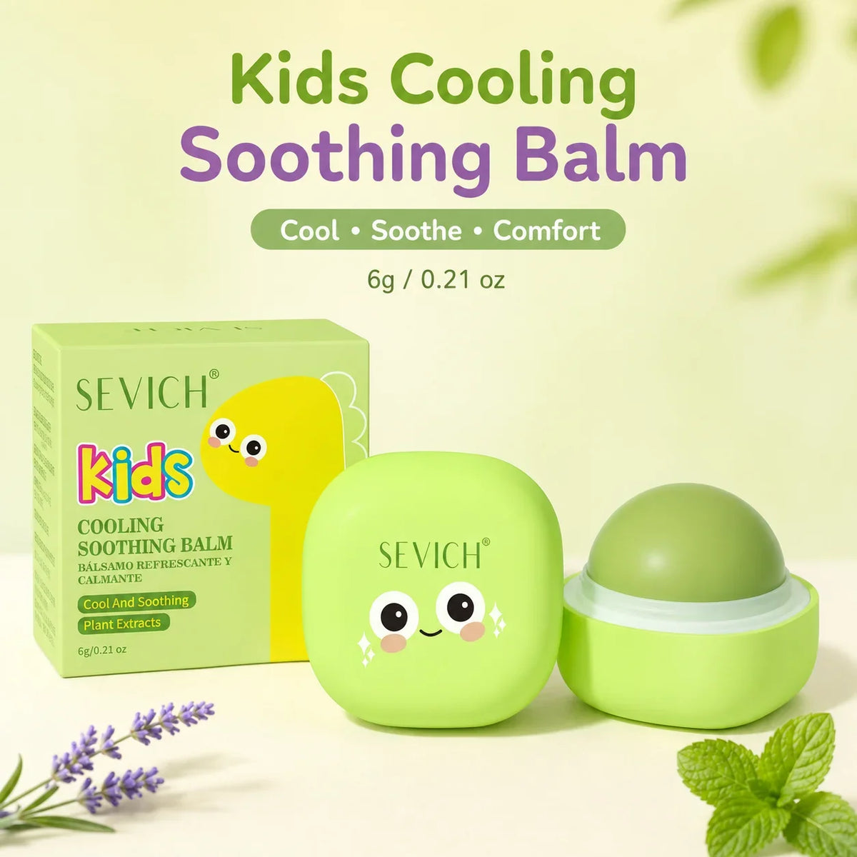 Kids Cooling Soothing Balm 6g | Mosquito Bite Itchy Skin Care