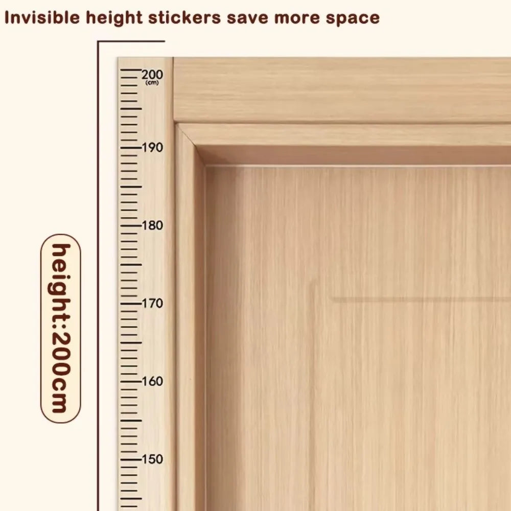 Waterproof Height Measurement Wall Sticker – 2M PVC