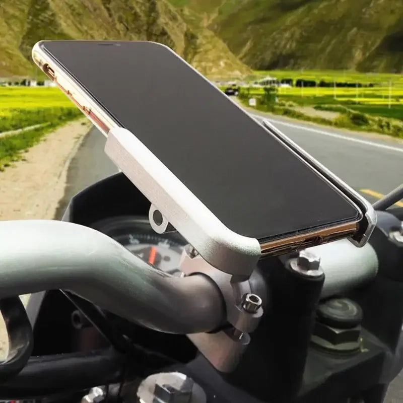 360° Motorcycle Bike Phone Mount | Aluminum Vibration Dampening