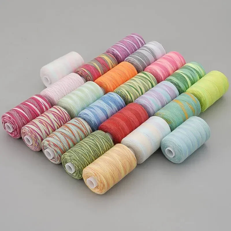 Rainbow Variegated Sewing Thread 40S/2 – Multicolor Polyester