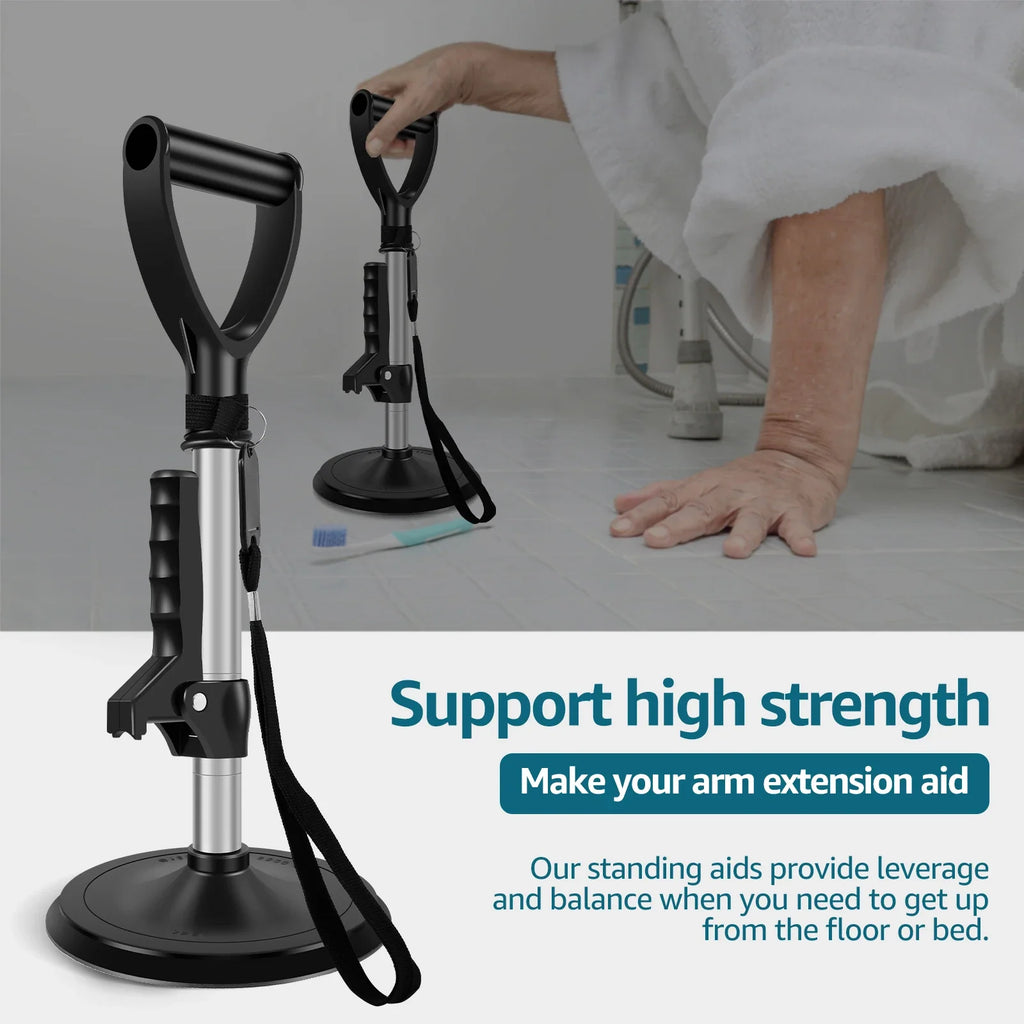 Height Adjustable Stand Assist Aid – 6" Non-Slip Base