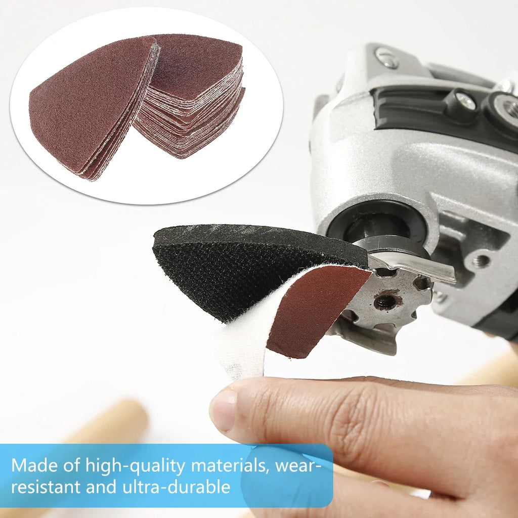 82pc Triangular & Finger Sanding Pads 60-240 Grit Multi-Tool Kit