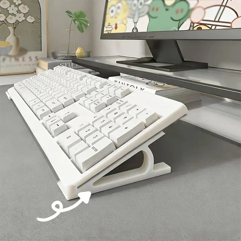Ergonomic Keyboard Riser Stand – Anti-Slip, Multi-Color