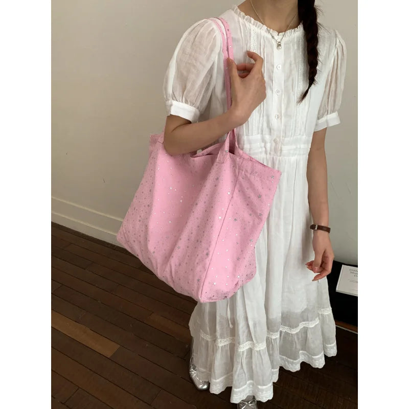 Large Capacity Korean-Style Casual Shoulder Tote Bag | Nixie