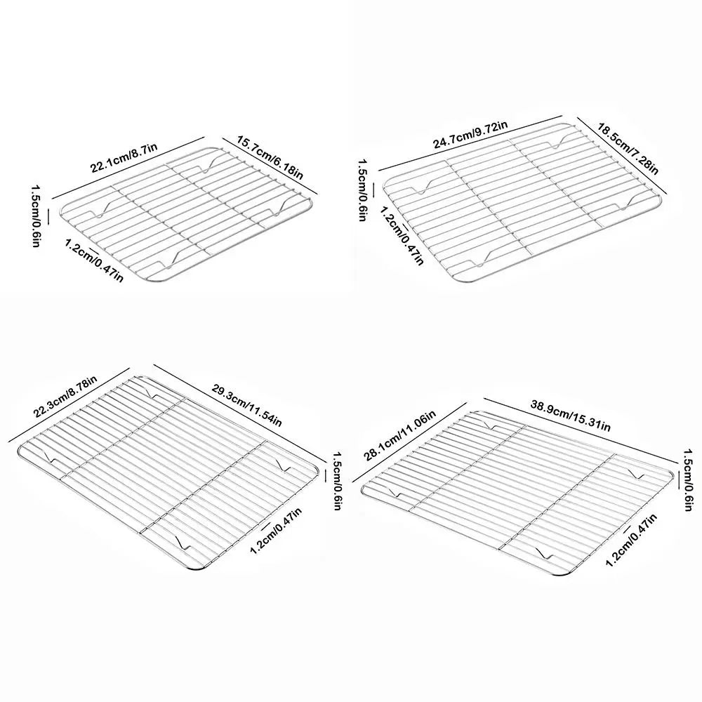 Stainless Steel Cooling & BBQ Grilling Rack – Wire Mesh Shelf