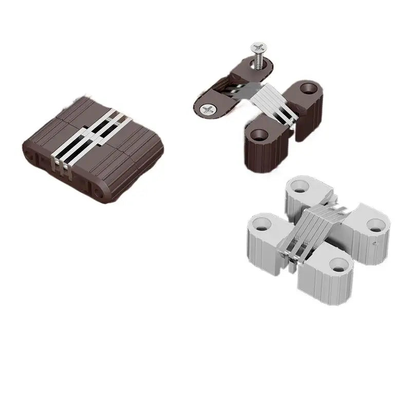 Cross Concealed Hinge Plastic Iron Folding Table Chair Hardware