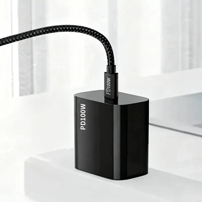 USB-C to DC 100W Power Cable Set – 10 Interchangeable Tips
