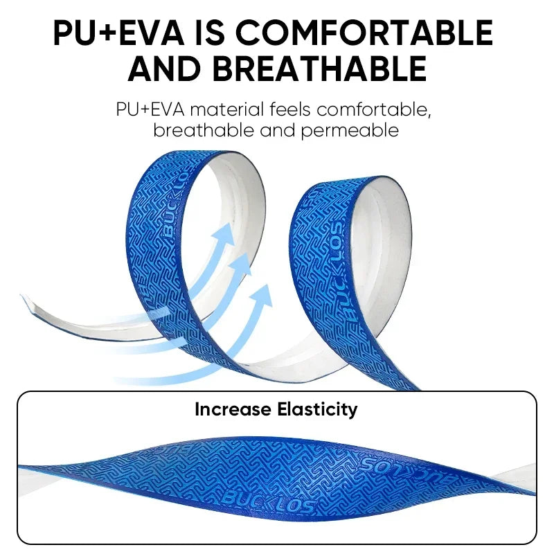 BUCKLOS Road Bike Handlebar Tape Non-Slip PU EVA Bar Wrap