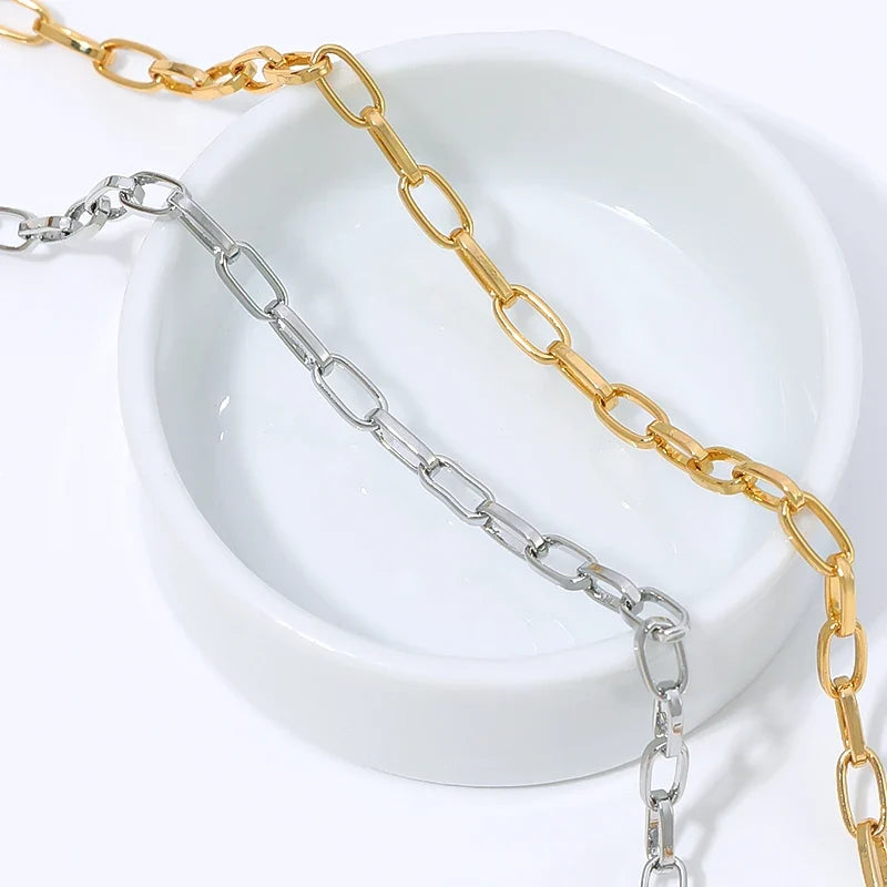18K Gold Plated Oval Cable Chain Bulk Spool | DIY Jewelry