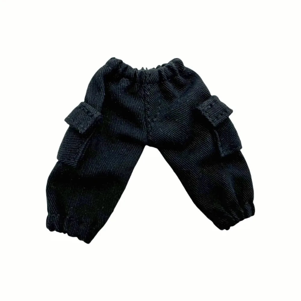 Wide-Leg Denim Jeans for OB11 & 1/12 BJD Dolls | 5 Colors
