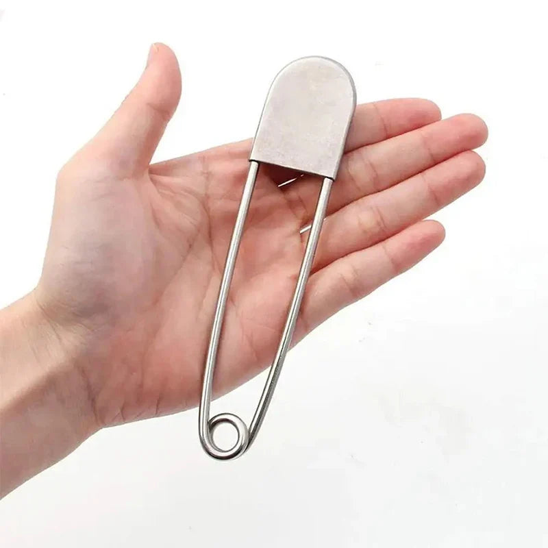 Large Stainless Steel Safety Pin 12.8cm – DIY Sewing Tool