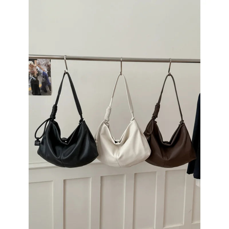 Large Capacity PU Leather Shoulder Crossbody Tote Bag – Nixie