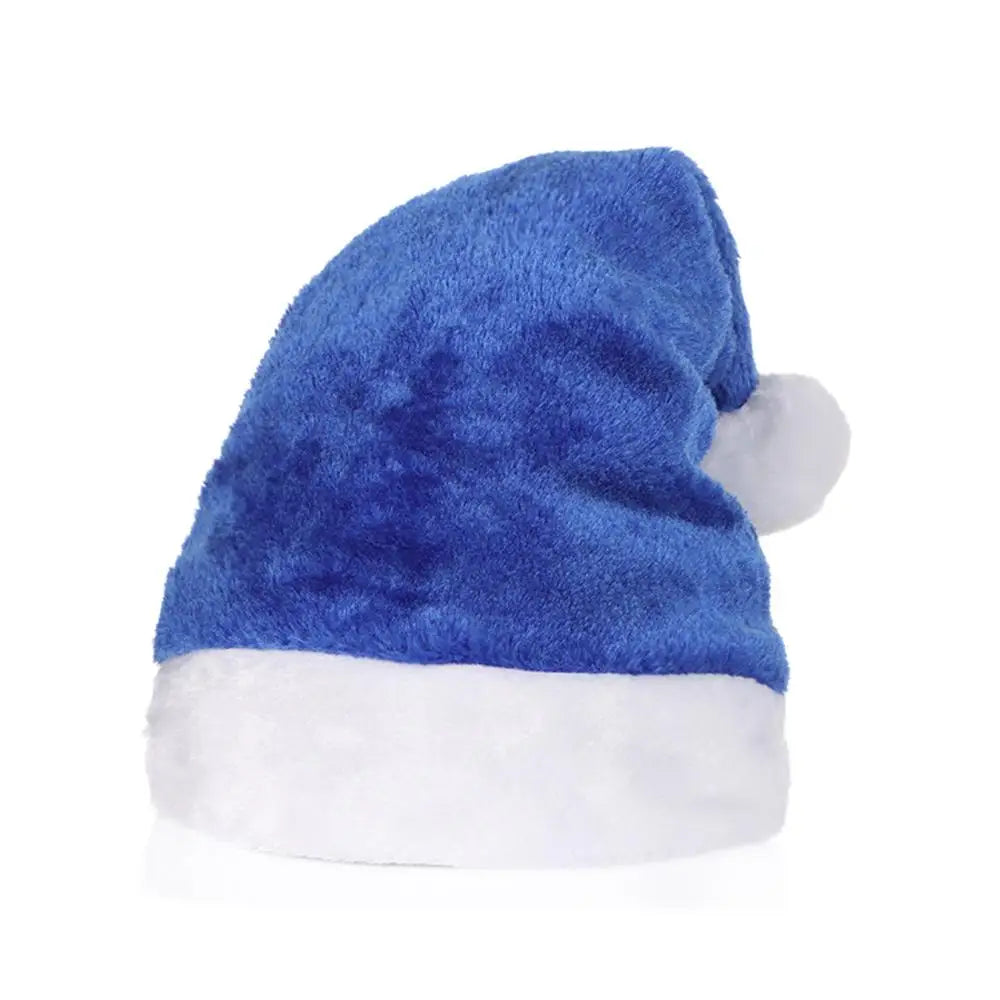 Plush Santa Hat Christmas Cap – Holiday Party Adults & Kids