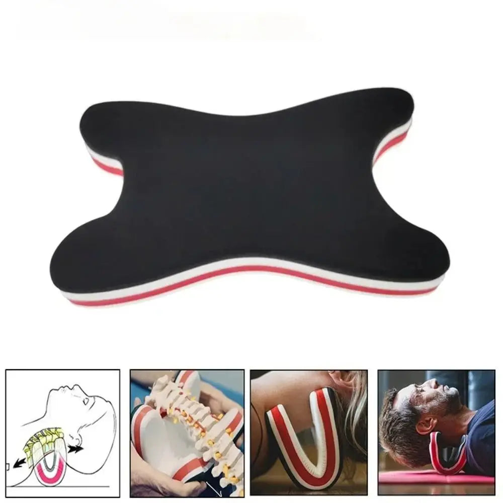 Cervical Neck Stretcher Traction Pillow – EVA Foam Support