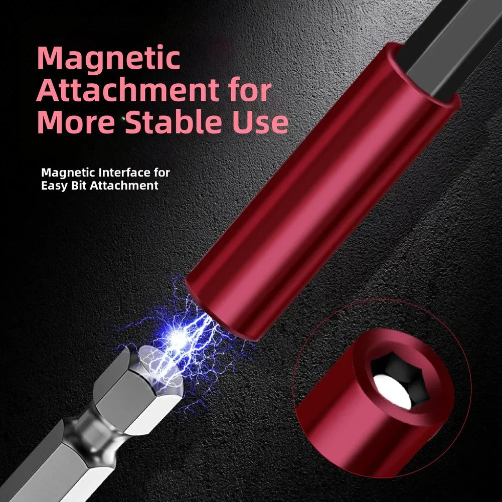 Magnetic Hex Shank Extension Rods 3/5 Pack – 50–300mm Quick Release