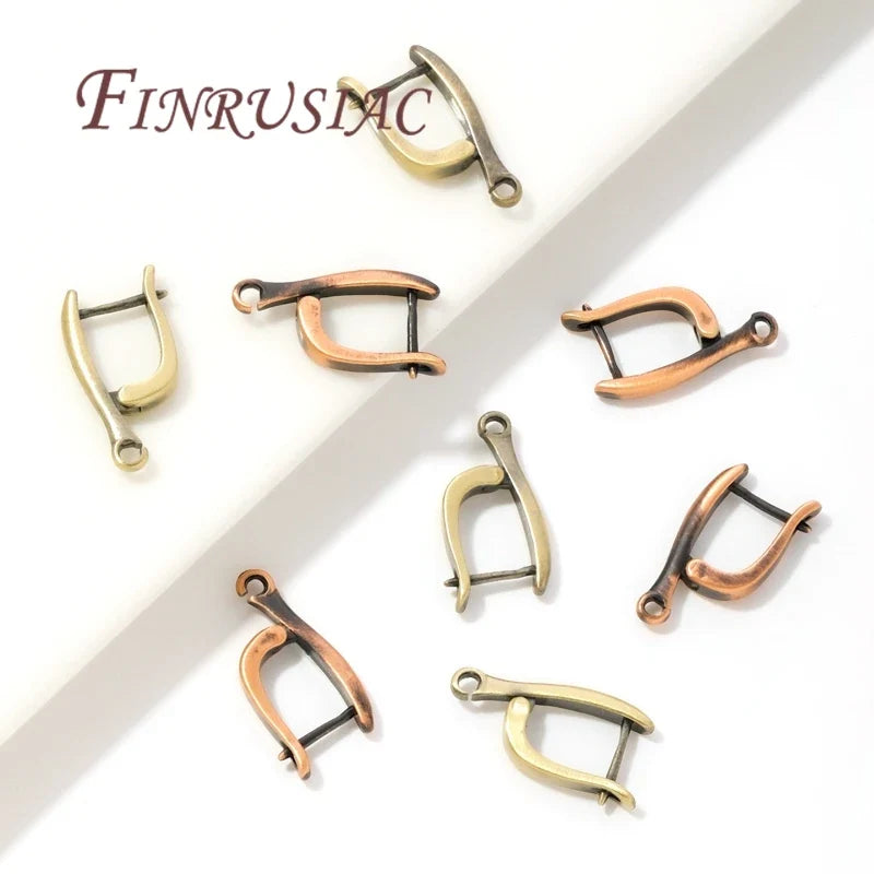 Antique Bronze Brass Earring Clasps – DIY Earwire Findings