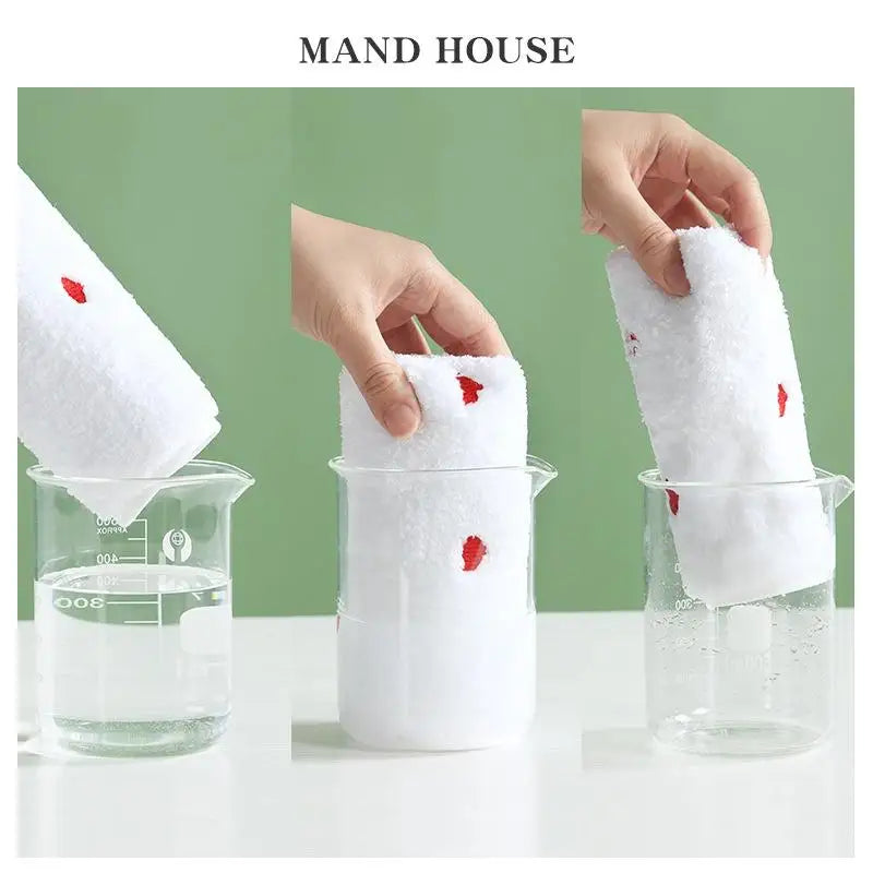 JETTING Embroidered Cotton Hand Towel 30x30cm – Soft & Absorbent