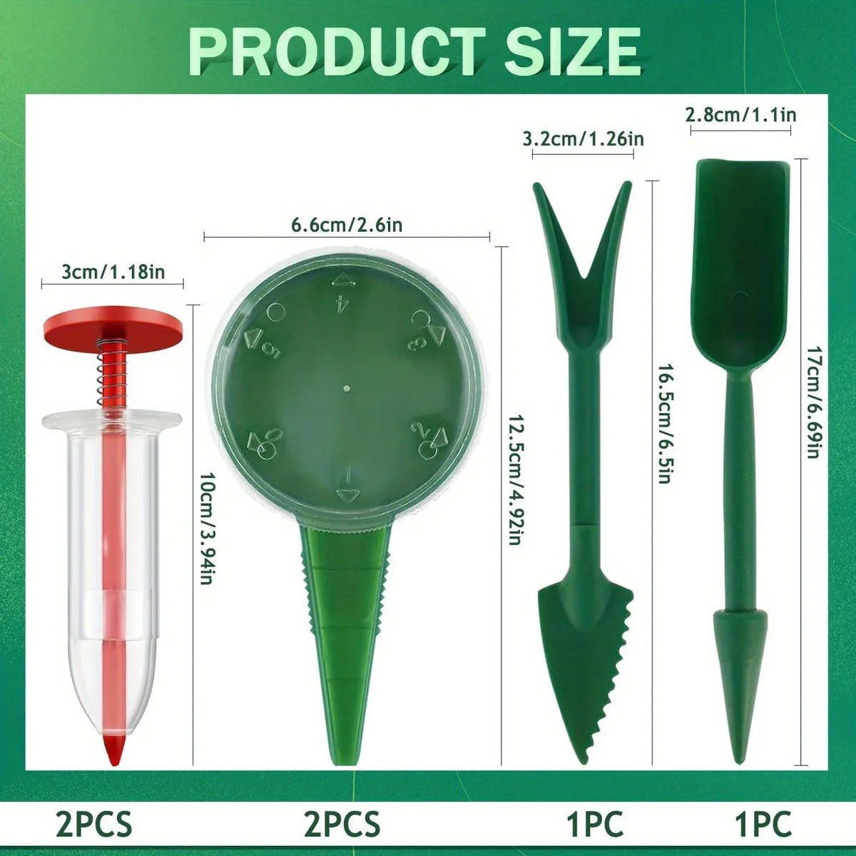 Mini Adjustable Manual Seed Planter – Handheld Garden Seeder