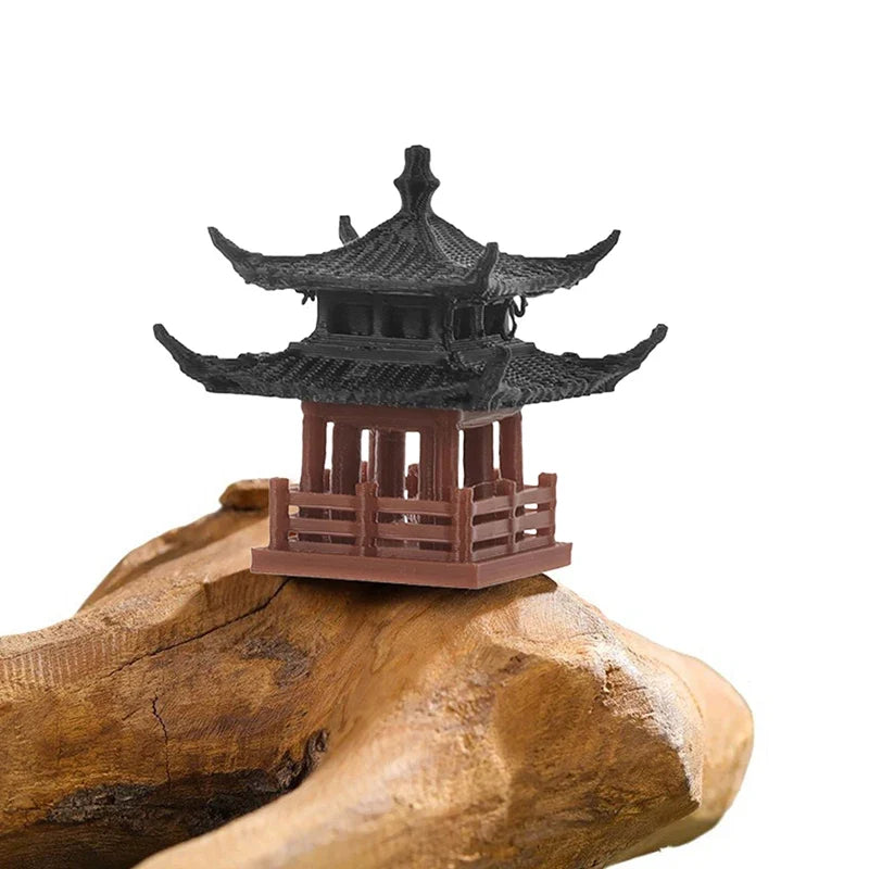 Mini Pagoda Statue – Zen Garden, Bonsai & Aquarium Decor