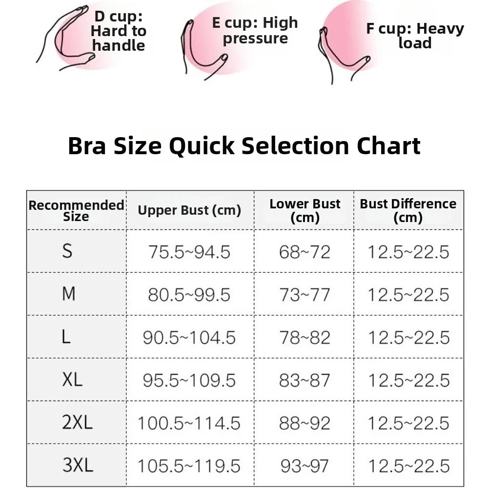 Seamless Wireless Sports Bra – Padded, Breathable & Adjustable