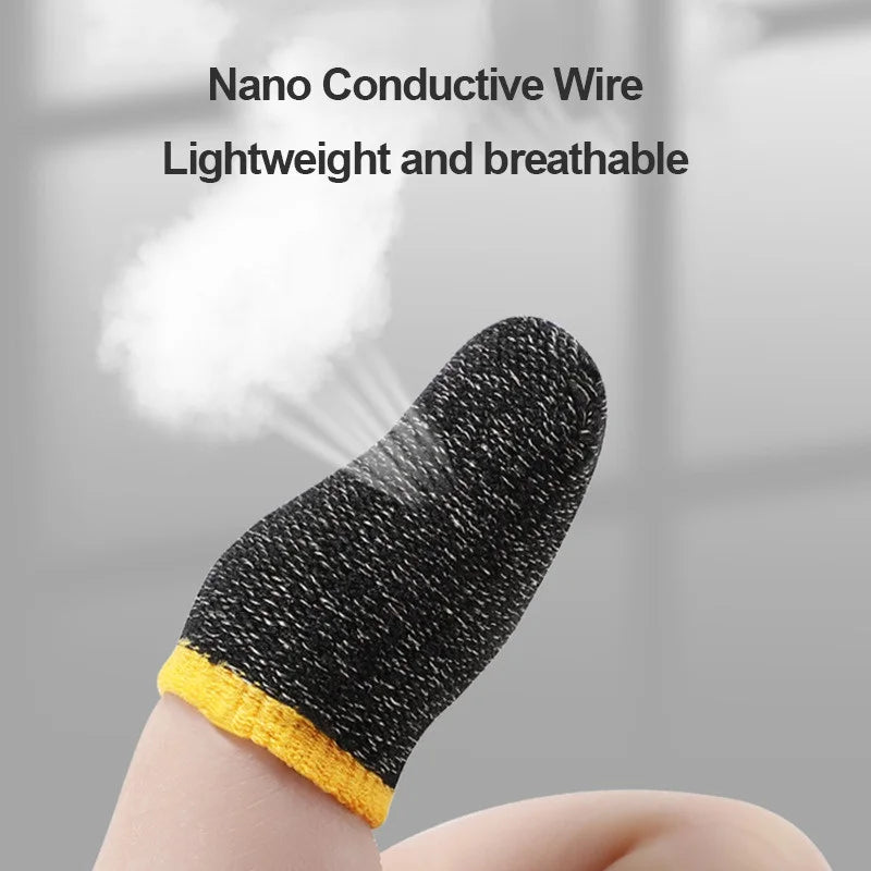 Gaming Finger Sleeves – Sweat-Proof Touch Screen Thumb Covers