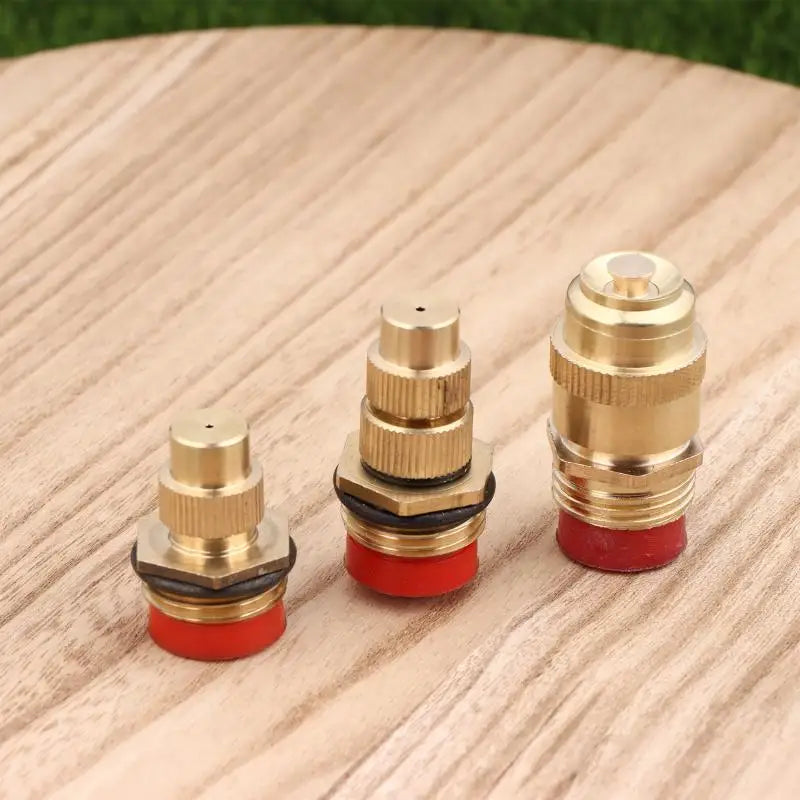 Brass Misting Nozzle Garden Irrigation Sprinkler Head 1-3pc