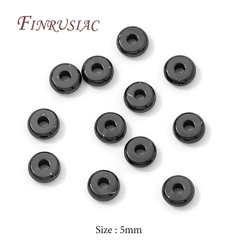 Black Plated Brass Spacer Beads 3mm 5mm – DIY Jewelry Findings