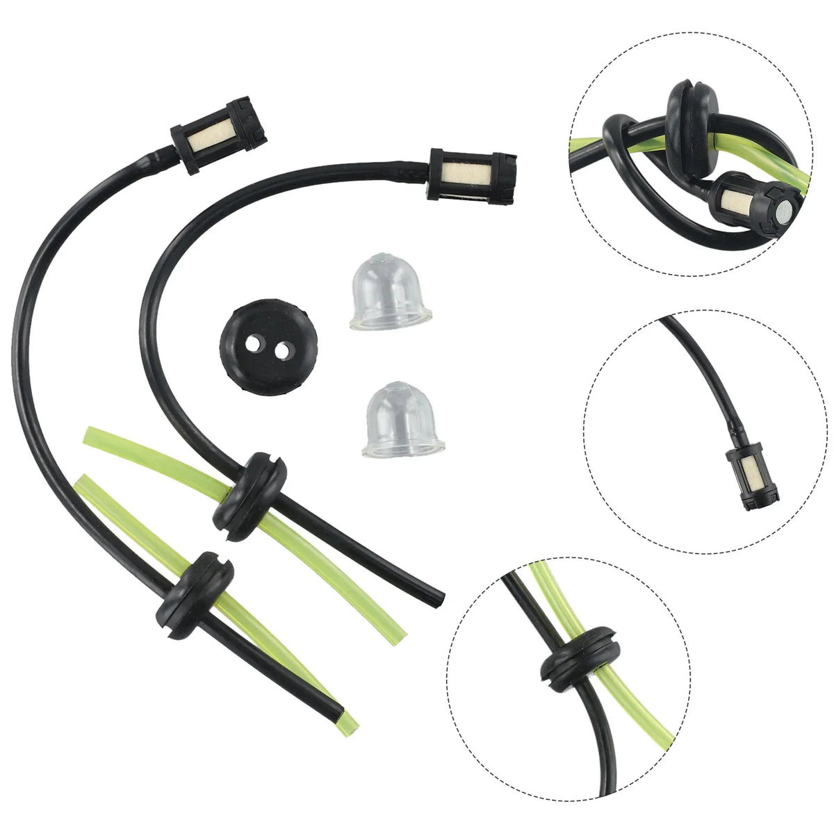 Fuel Hose Filter Primer Bulb Kit – Chainsaw Strimmer Trimmer